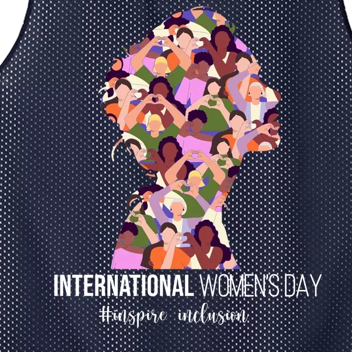 International Womens Day Inspire Inclusion Mesh Reversible Basketball Jersey Tank