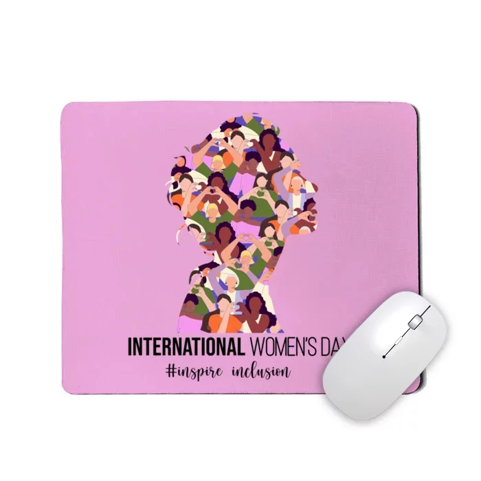 International Womens Day Inspire Inclusion Mousepad