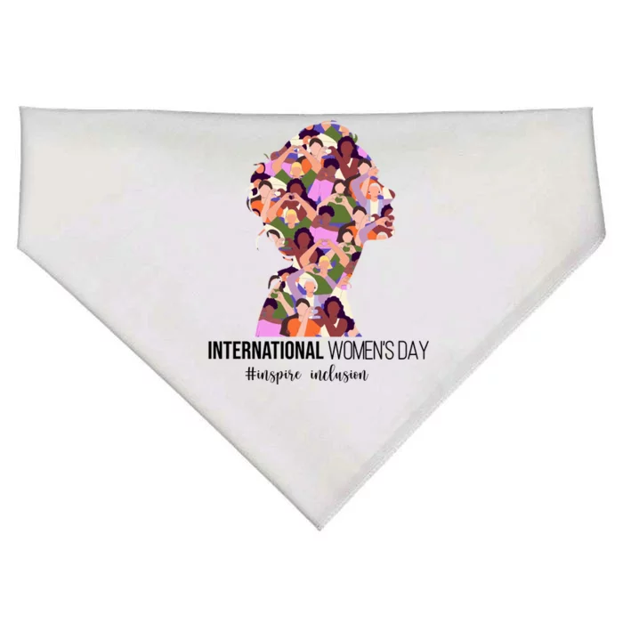 International Womens Day Inspire Inclusion USA-Made Doggie Bandana