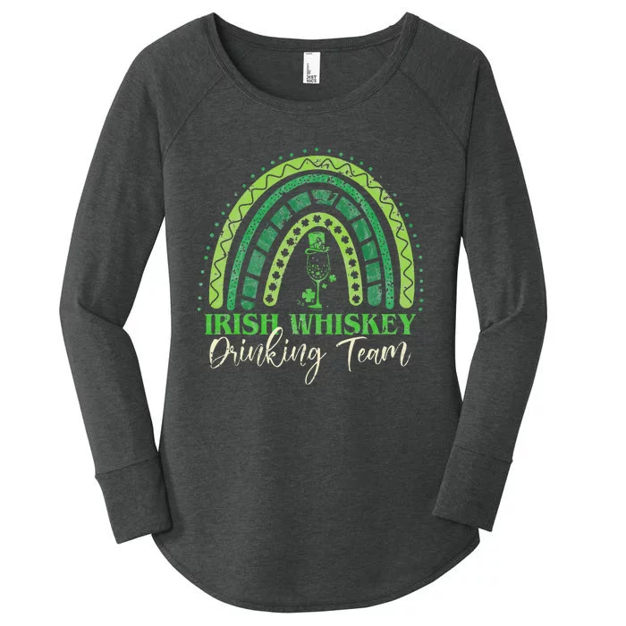 Irish Whiskey Drinking Team Four Leaf Clover Women's Perfect Tri Tunic Long Sleeve Shirt