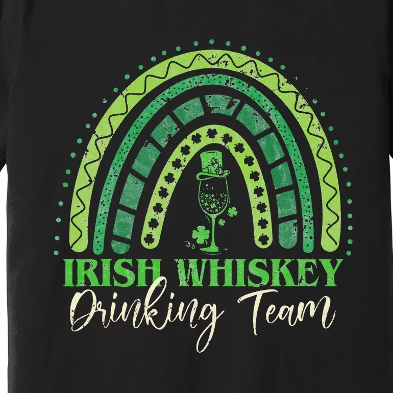 Irish Whiskey Drinking Team Four Leaf Clover Premium T-Shirt