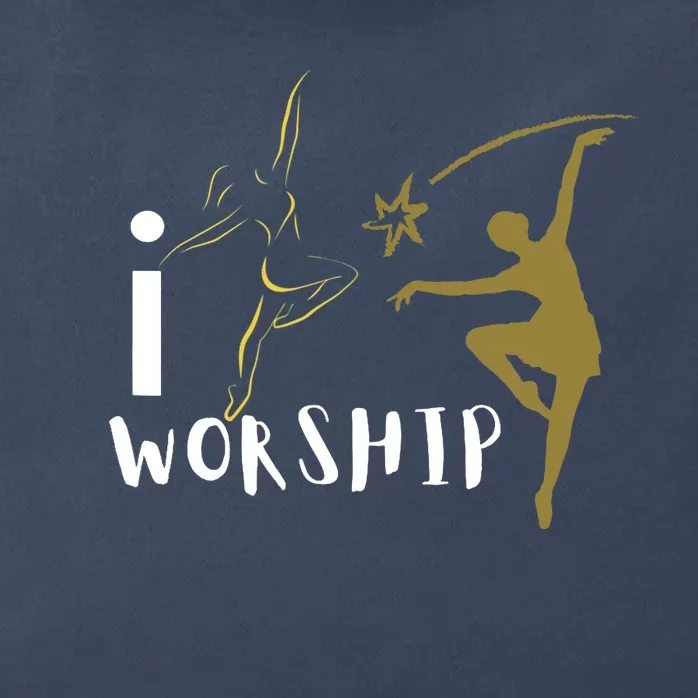 I worship dance ministry Zip Tote Bag