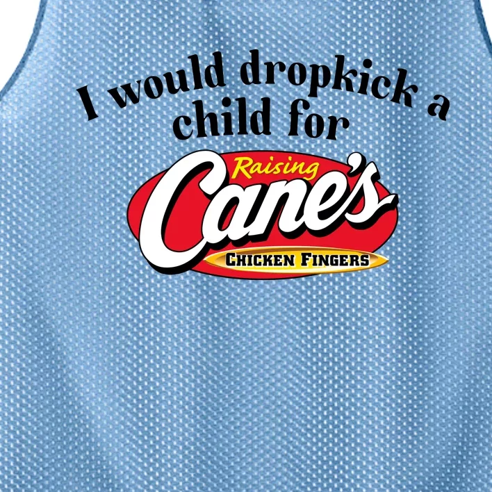 I Would Dropkick A Child For Raising Canes Mesh Reversible Basketball Jersey Tank