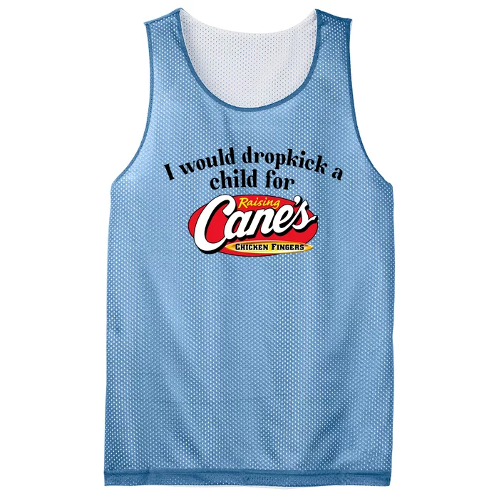 I Would Dropkick A Child For Raising Canes Mesh Reversible Basketball Jersey Tank