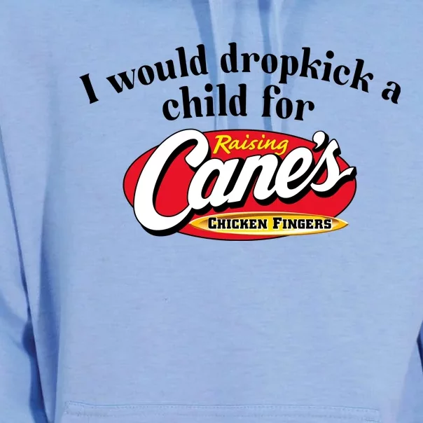 I Would Dropkick A Child For Raising Canes Unisex Surf Hoodie