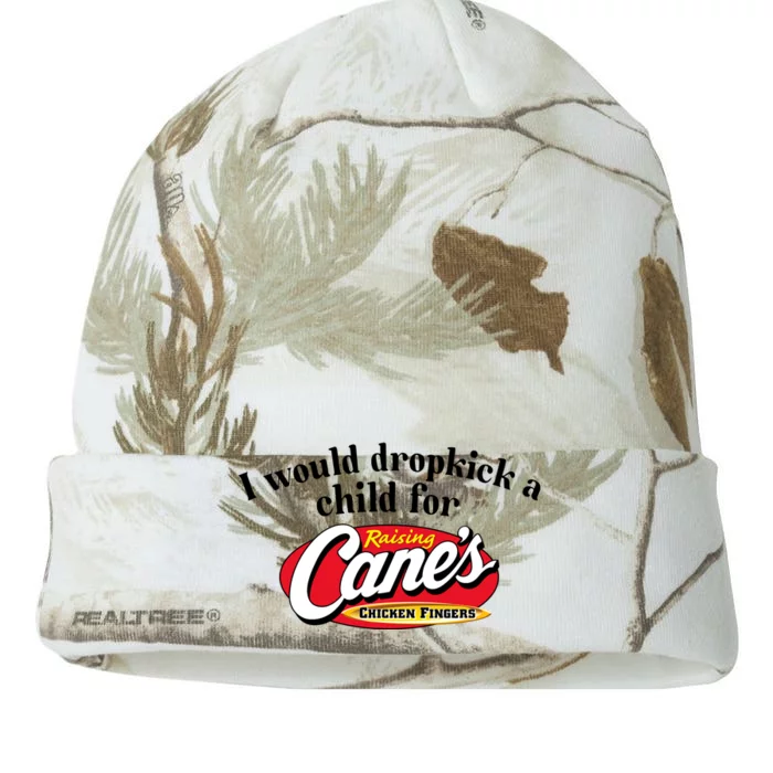 I Would Dropkick A Child For Raising Canes Kati - 12in Camo Beanie