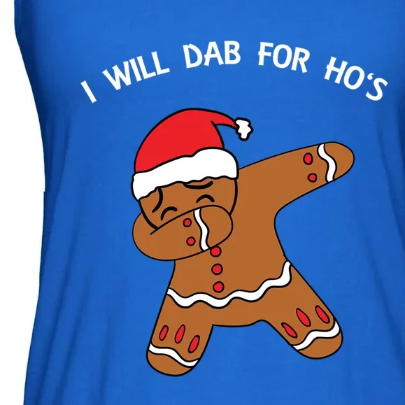 I Will Dab For Ho Ho Hos Gingerbread Ugly Christmas Sweater Gift Ladies Essential Flowy Tank