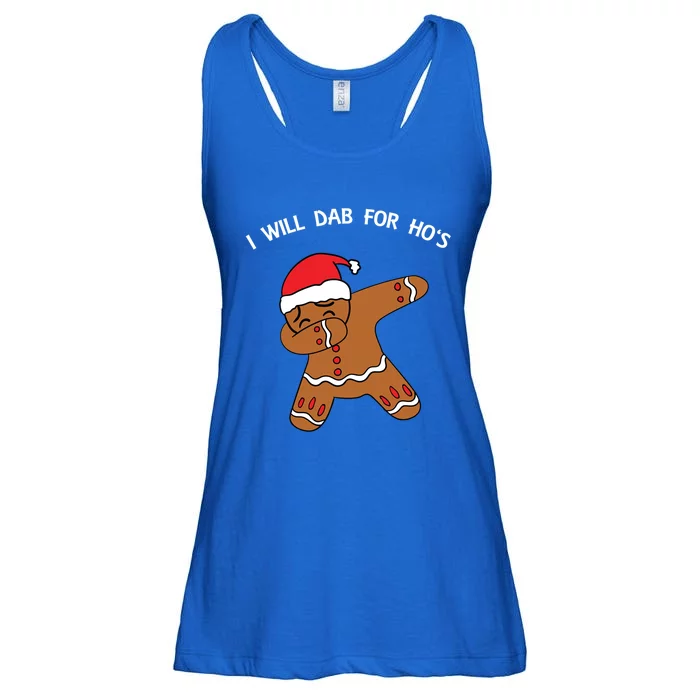 I Will Dab For Ho Ho Hos Gingerbread Ugly Christmas Sweater Gift Ladies Essential Flowy Tank