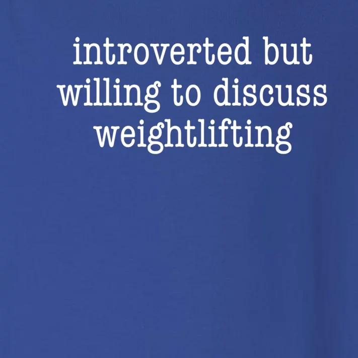 Introverted Willing Discuss Weightlifting Funny Introvert Great Gift Toddler Long Sleeve Shirt