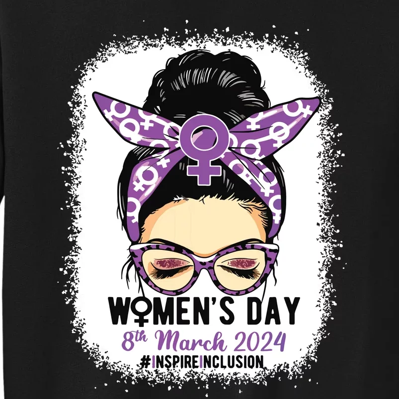 International Women Day 8 March 2024 Inspire Inclusion Tall Sweatshirt