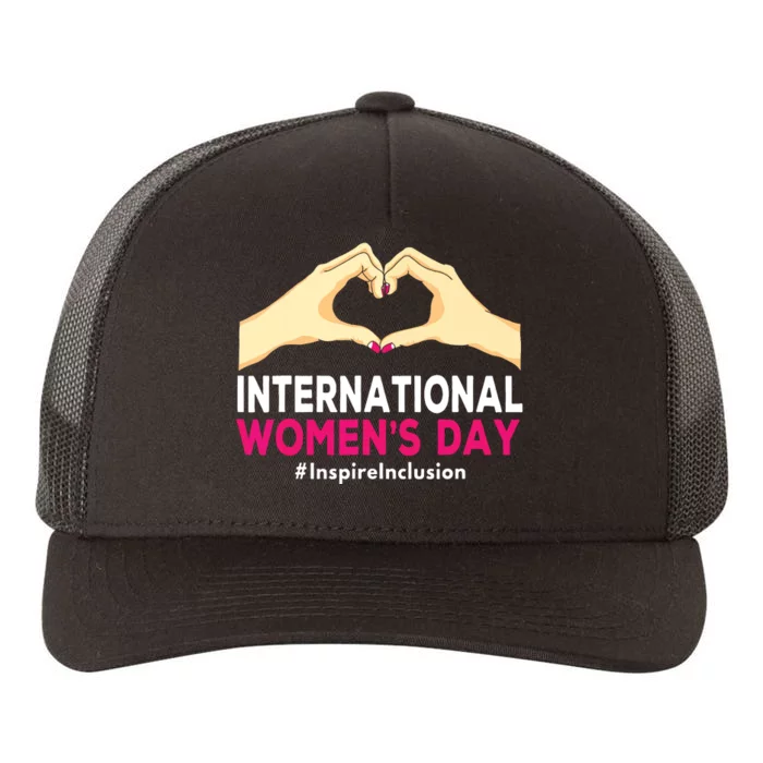 International Women Day 2024 8 March Iwd Inspire Inclusion Yupoong Adult 5-Panel Trucker Hat