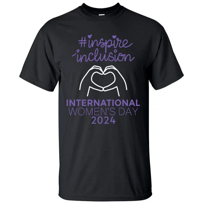 International Women Day 2024 8 March Iwd Inspire Inclusion Tall T-Shirt