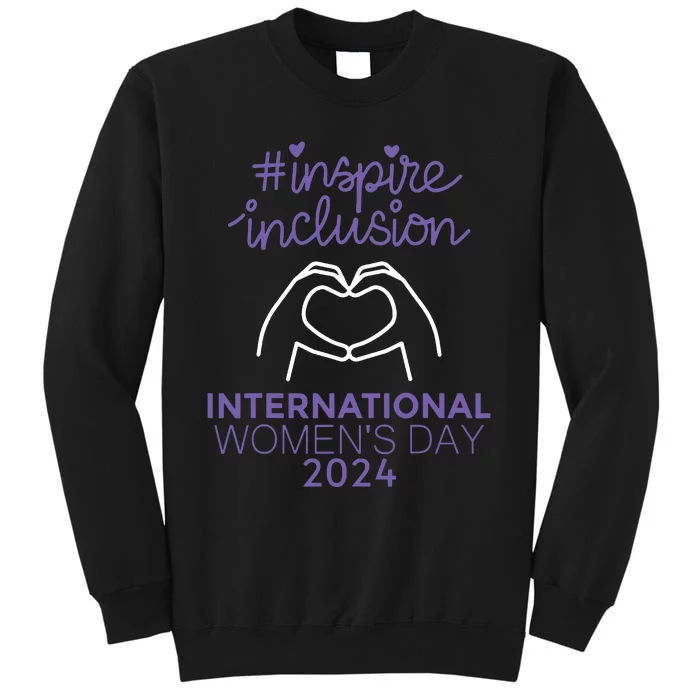 International Women Day 2024 8 March Iwd Inspire Inclusion Tall Sweatshirt