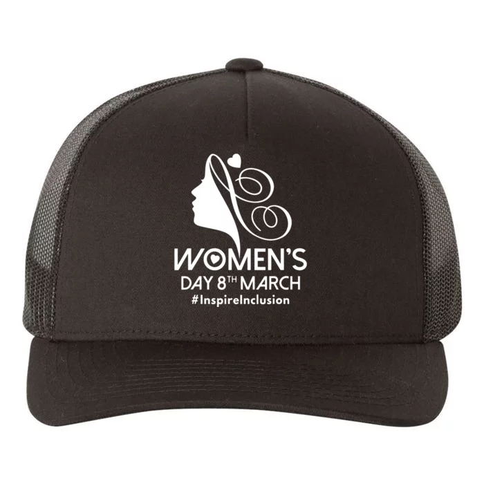 International Women Day 2024 8 March Iwd Inspire Inclusion Yupoong Adult 5-Panel Trucker Hat