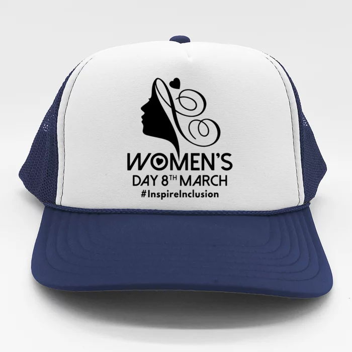 International Women Day 2024 8 March Iwd Inspire Inclusion Trucker Hat