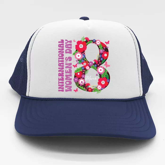 International Women Day 2024 Happy Women Day March 8 2024 Trucker Hat