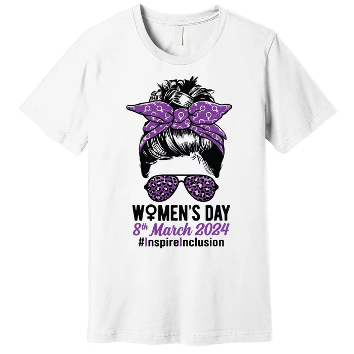 International Women Day 2024 Inspire Inclusion 8 March 24 Premium T-Shirt