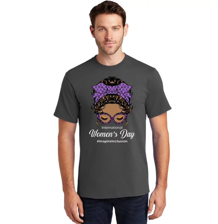 International Women Day 2024 Inspire Inclusion 8 March Tall T-Shirt