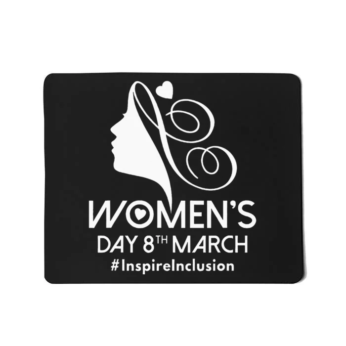 International Wom.en's Day 2024 8 March IWD Inspire Inclusion Mousepad