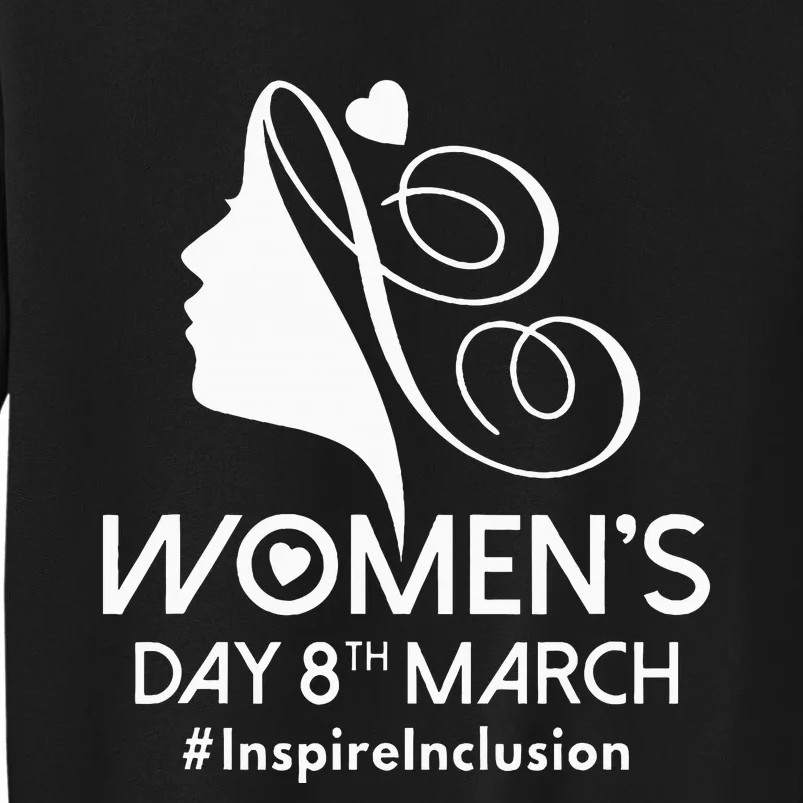 International Wom.en's Day 2024 8 March IWD Inspire Inclusion Tall Sweatshirt