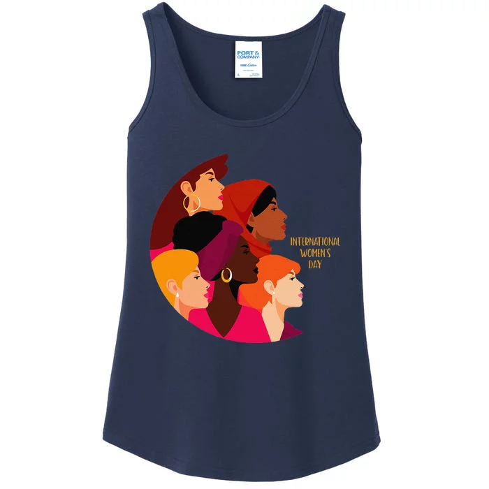 International Women's Day Funy Cute Funny Ladies Essential Tank