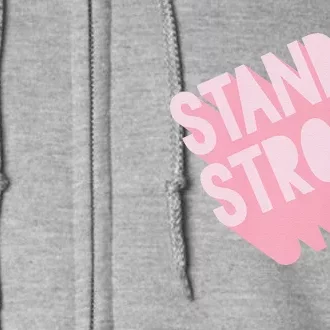 International Women's Day Stand Strong Premium Full Zip Hoodie