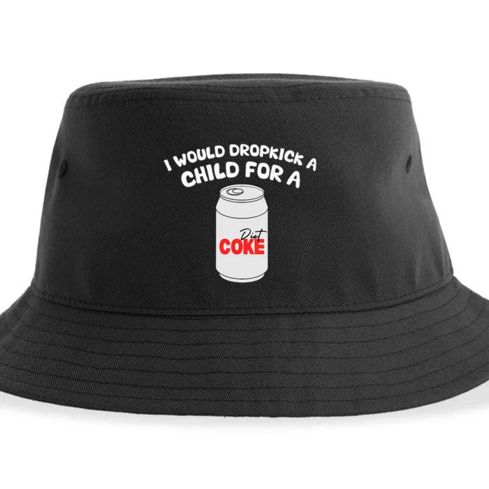 I Would Dropkick A Child For Diet C.O.K.E Sustainable Bucket Hat