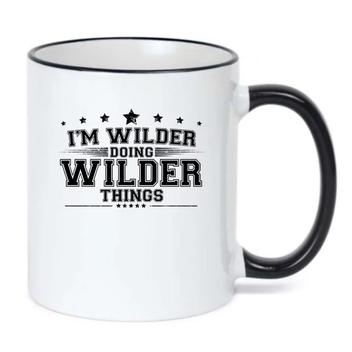 Im Wilder Doing Wilder Things Black Color Changing Mug