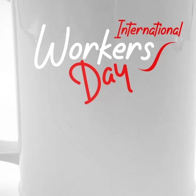 International Worker's Day Front & Back Beer Stein