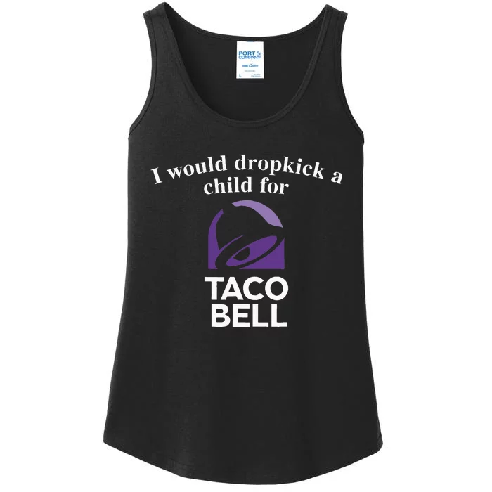 I Would Dropkick A Child Ladies Essential Tank