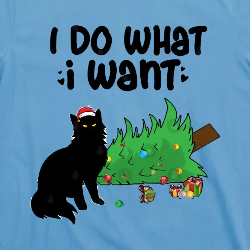 Ido Whatiwant Funny Cat Christmas Tree Gift T-Shirt