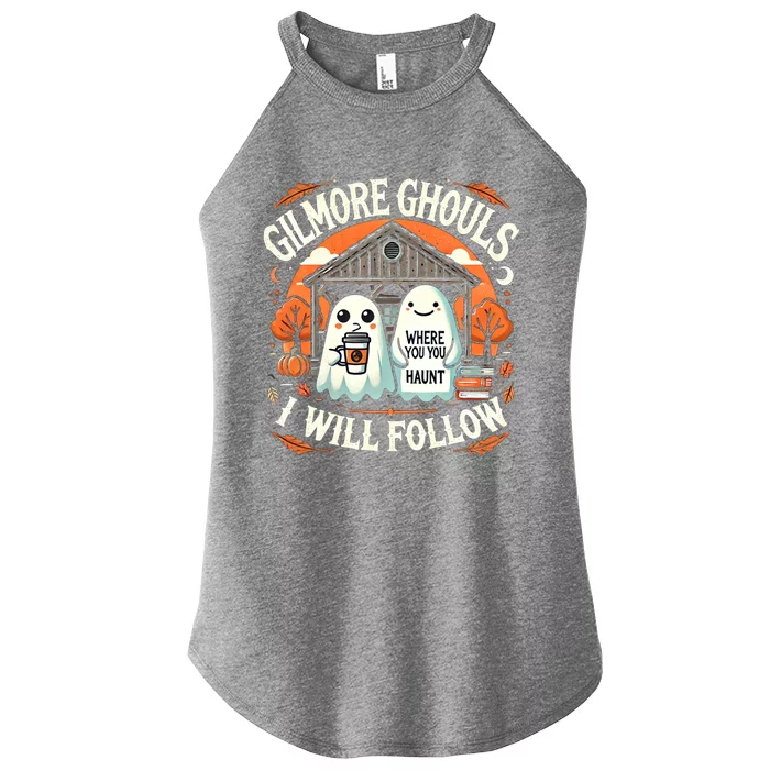 I Will Follow Apparel Gilmore Ghouls Where You Haunt Women’s Perfect Tri Rocker Tank