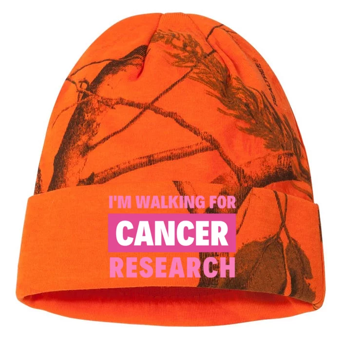 I'm Walking For Cancer Research Kati - 12in Camo Beanie