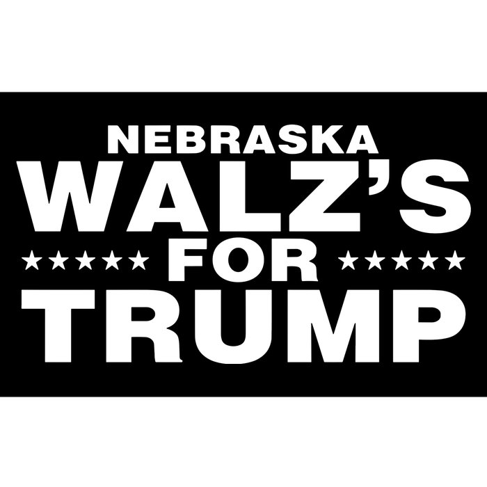 Im WalzS Family Members Wearing Nebraska WalzS For Trump Bumper Sticker