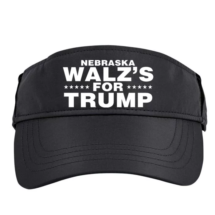 Im WalzS Family Members Wearing Nebraska WalzS For Trump Adult Drive Performance Visor