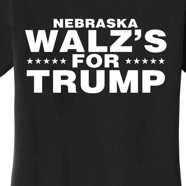 Im WalzS Family Members Wearing Nebraska WalzS For Trump Women's T-Shirt