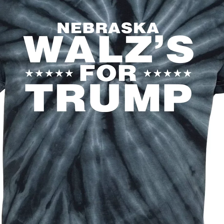 Im WalzS Family Members Wearing Nebraska WalzS For Trump Kids Tie-Dye T-Shirt