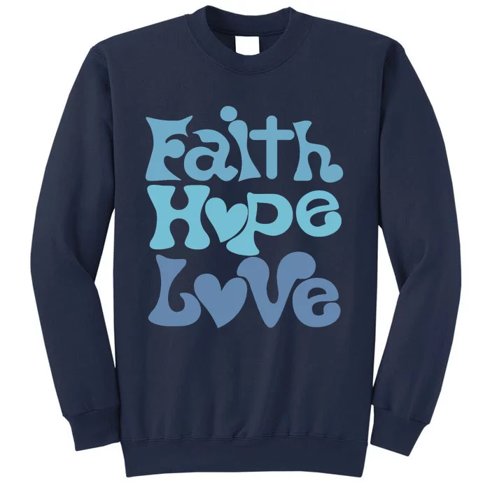 Inspire With Faith, Hope, And Love Christian Design Sweatshirt