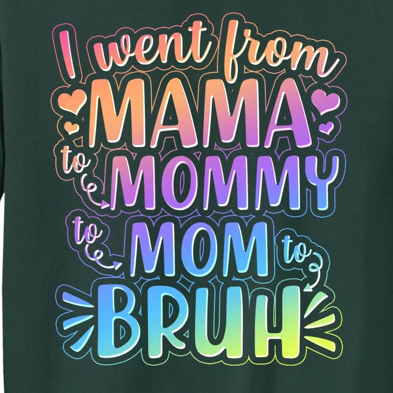 I Went From Mama Mommy Mom To BRUH Sweatshirt