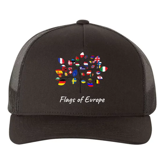 International World Flags Flags of Europe Yupoong Adult 5-Panel Trucker Hat