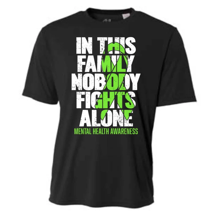 I Wear Green Ribbon Fight The Stigma Tal Health Awareness Great Gift Cooling Performance Crew T-Shirt