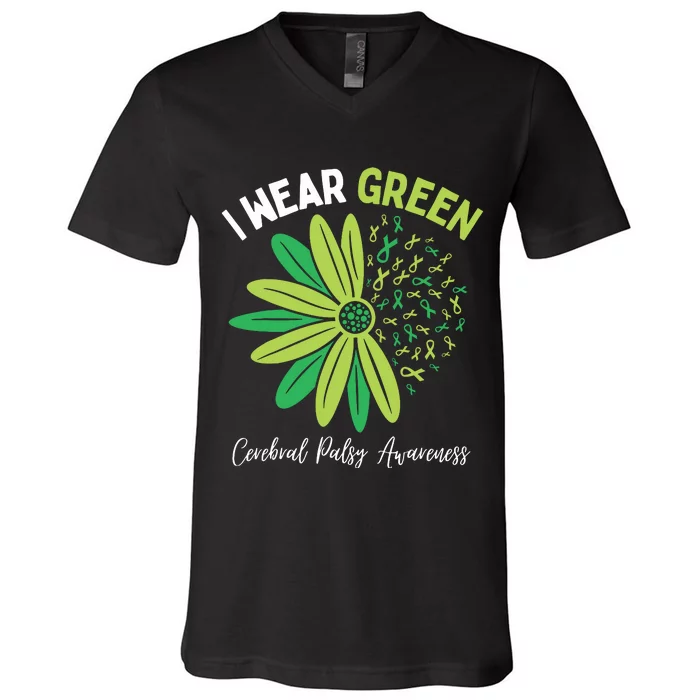 I Wear Green V-Neck T-Shirt