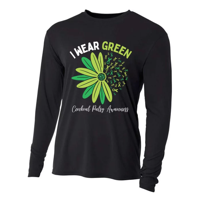 I Wear Green Cooling Performance Long Sleeve Crew