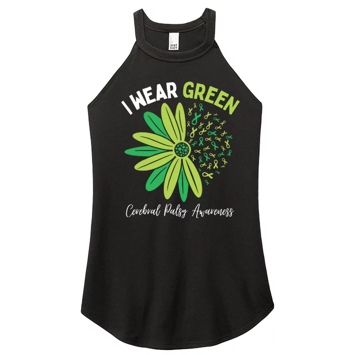 I Wear Green Women’s Perfect Tri Rocker Tank