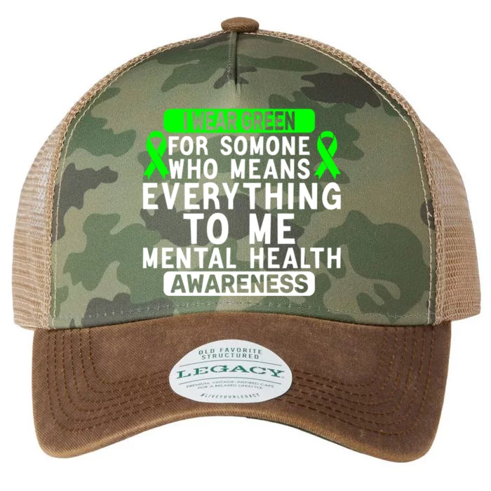 I Wear Green Tal Health Awareness Month Gift Legacy Tie Dye Trucker Hat