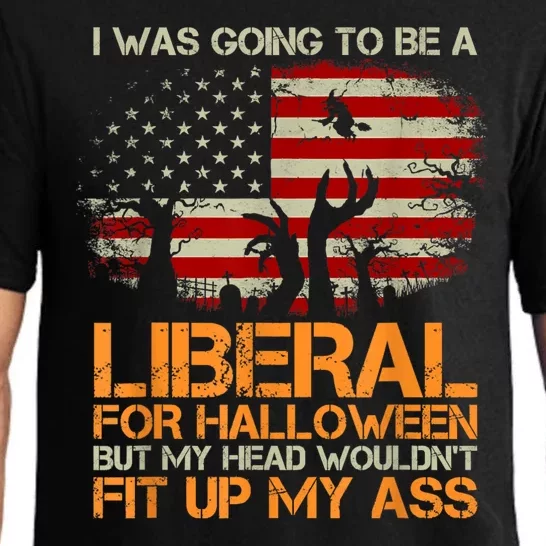 I Was Going To Be A Liberal For Halloween Flag Pajama Set