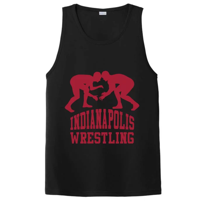 Indianapolis Wrestling Gift Performance Tank