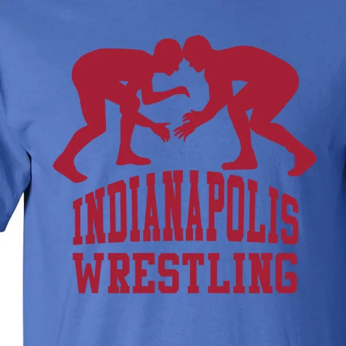 Indianapolis Wrestling Gift Tall T-Shirt