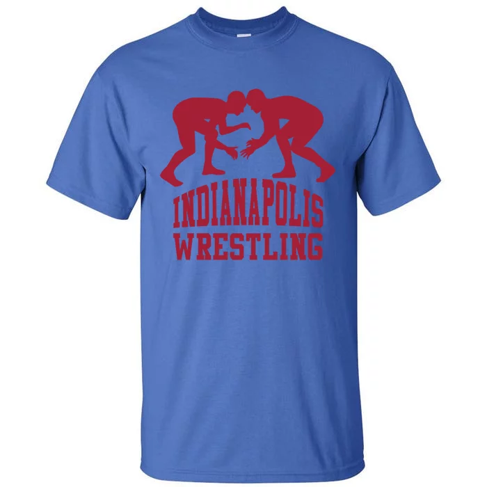 Indianapolis Wrestling Gift Tall T-Shirt