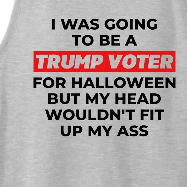 I Was Going To Be A Trump Voter For Halloween But... Ladies Tri-Blend Wicking Tank